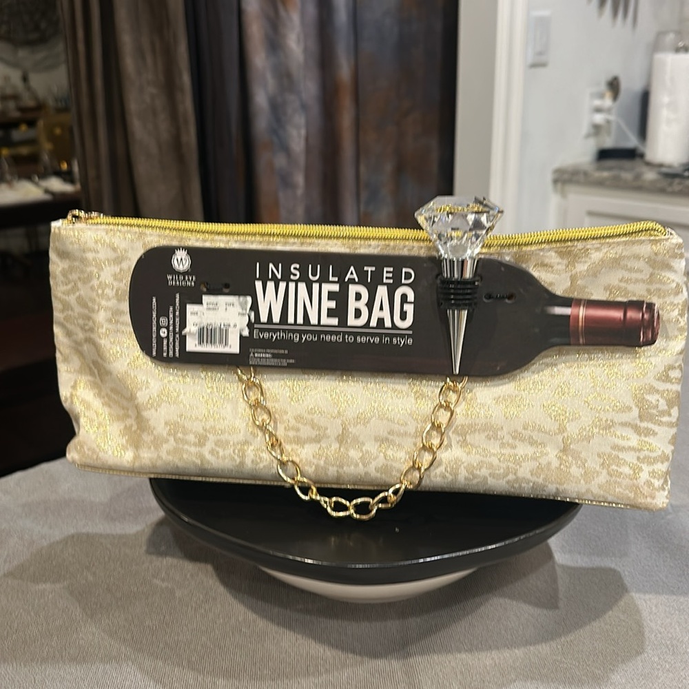 New Wild eye design insulated wine bag - Picture 2 of 5